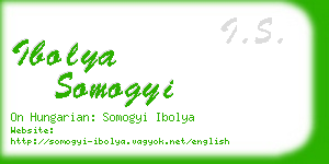 ibolya somogyi business card